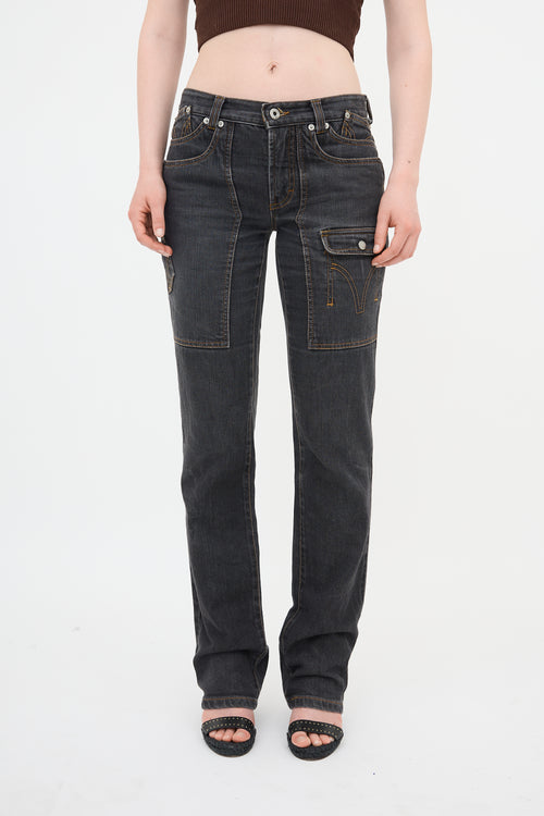 Dolce & Gabbana 2003 Layered Pocket Jeans