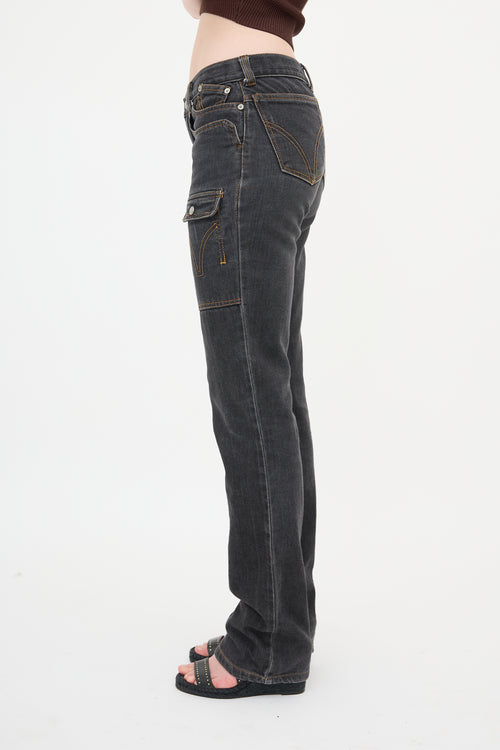 Dolce & Gabbana 2003 Layered Pocket Jeans