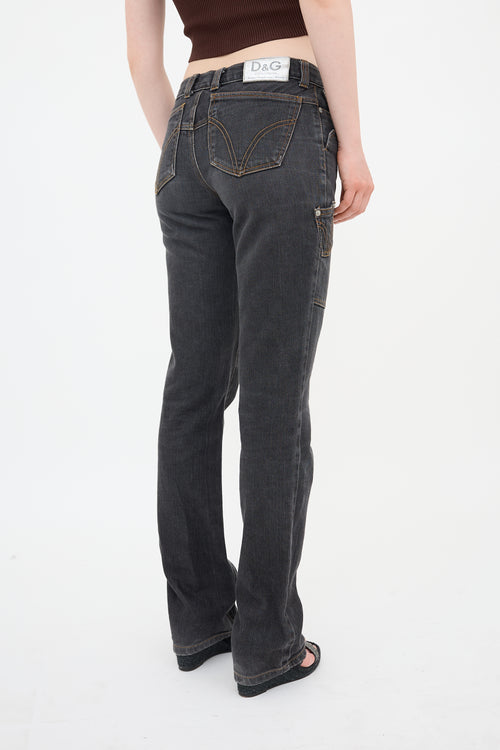 Dolce & Gabbana 2003 Layered Pocket Jeans