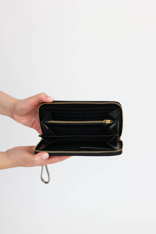 Dolce & Gabbana Patent Leather Patterned Clutch