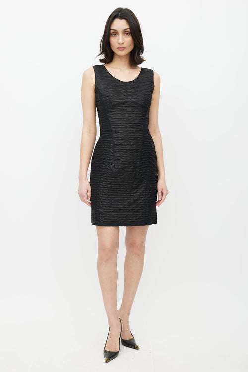 Dolce & Gabbana Black Metallic Dress