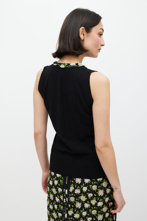 Dolce & Gabbana Black & Multicolour Floral Co-Ord Set