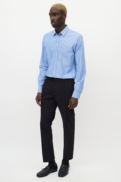 Dolce & Gabbana Black Thick Cotton Trouser