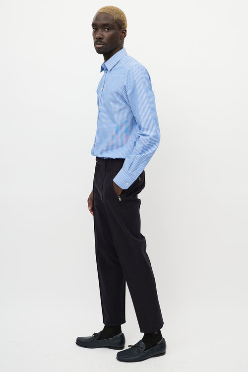 Dolce & Gabbana Black Thick Cotton Trouser