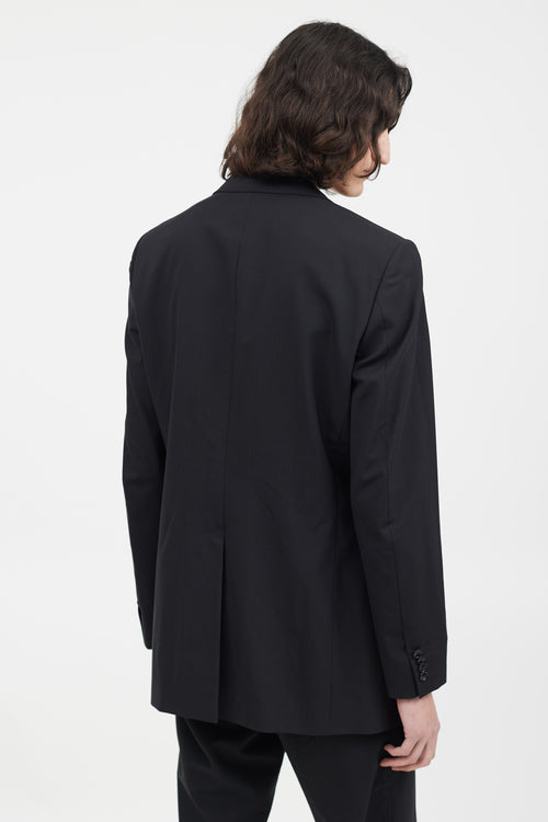 Dolce & Gabbana Black Wool Two Piece Suit