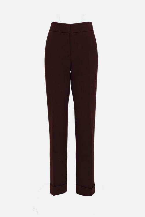 Dolce & GabbanaWool Cuffed  Pant