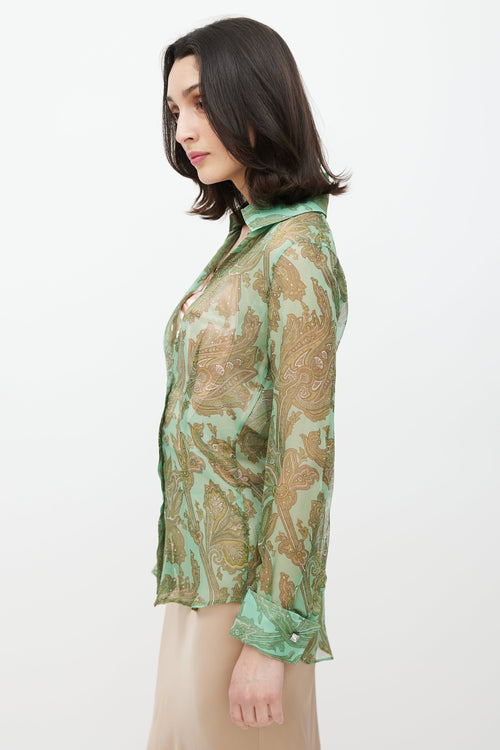 Dolce & Gabbana SS 2000 'Mix & Match' Paisley Shirt