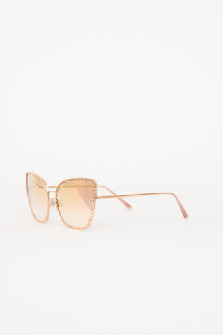 Dolce & Gabbana DG 2212 Cateye Sunglasses