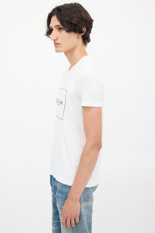 Dolce & Gabbana White Box Logo & Label T-Shirt