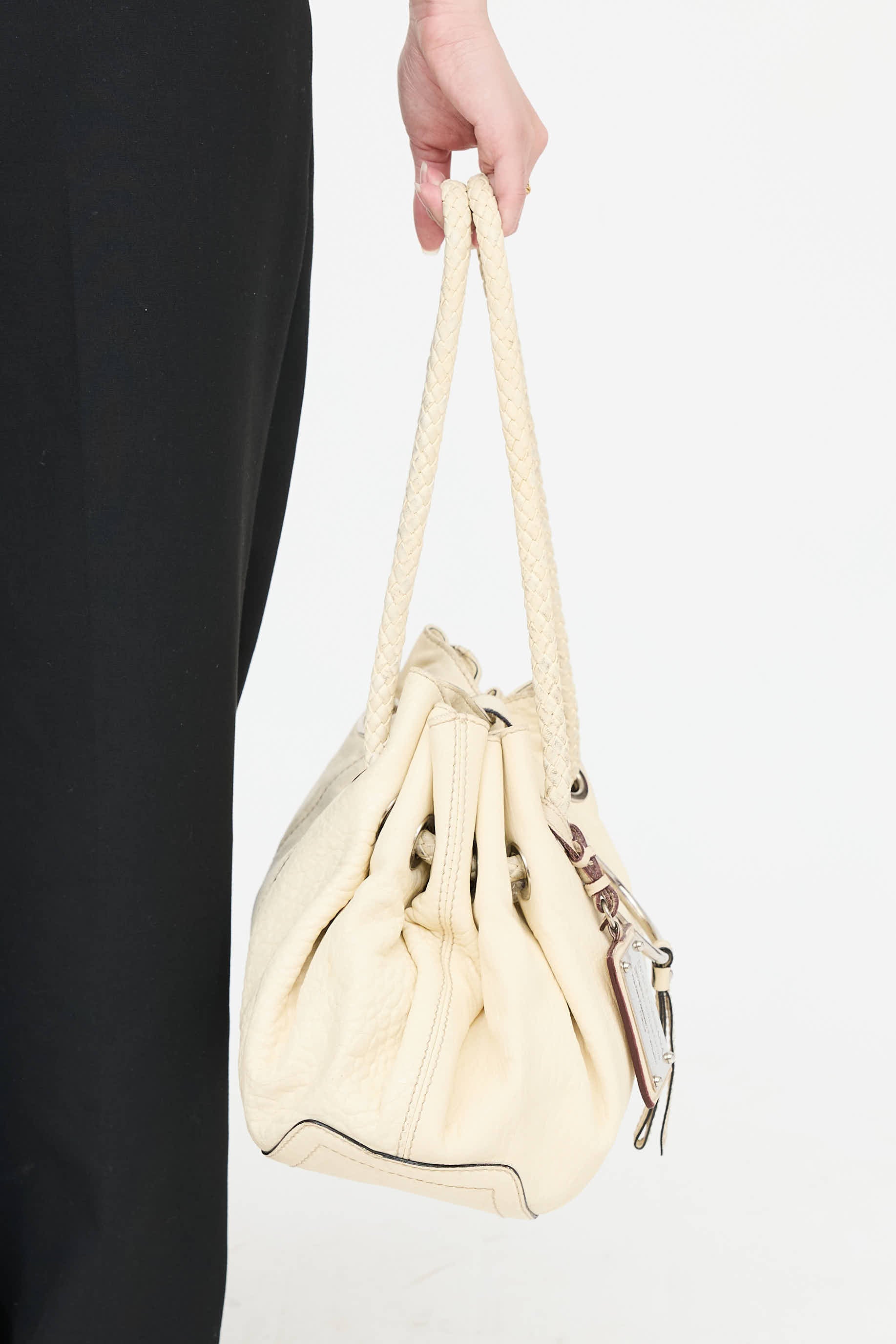Dolce & GabbanaLeather D-Ring Bag