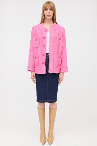 Dolce & Gabbana Wool Tweed Jacket