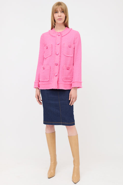 Dolce & Gabbana Wool Tweed Jacket