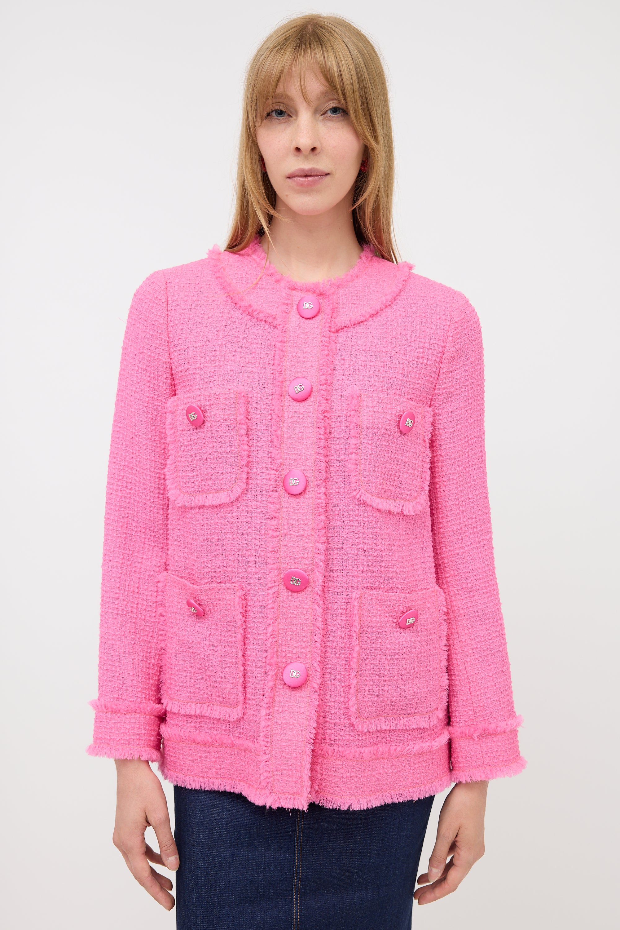 Dolce & Gabbana Wool Tweed Jacket