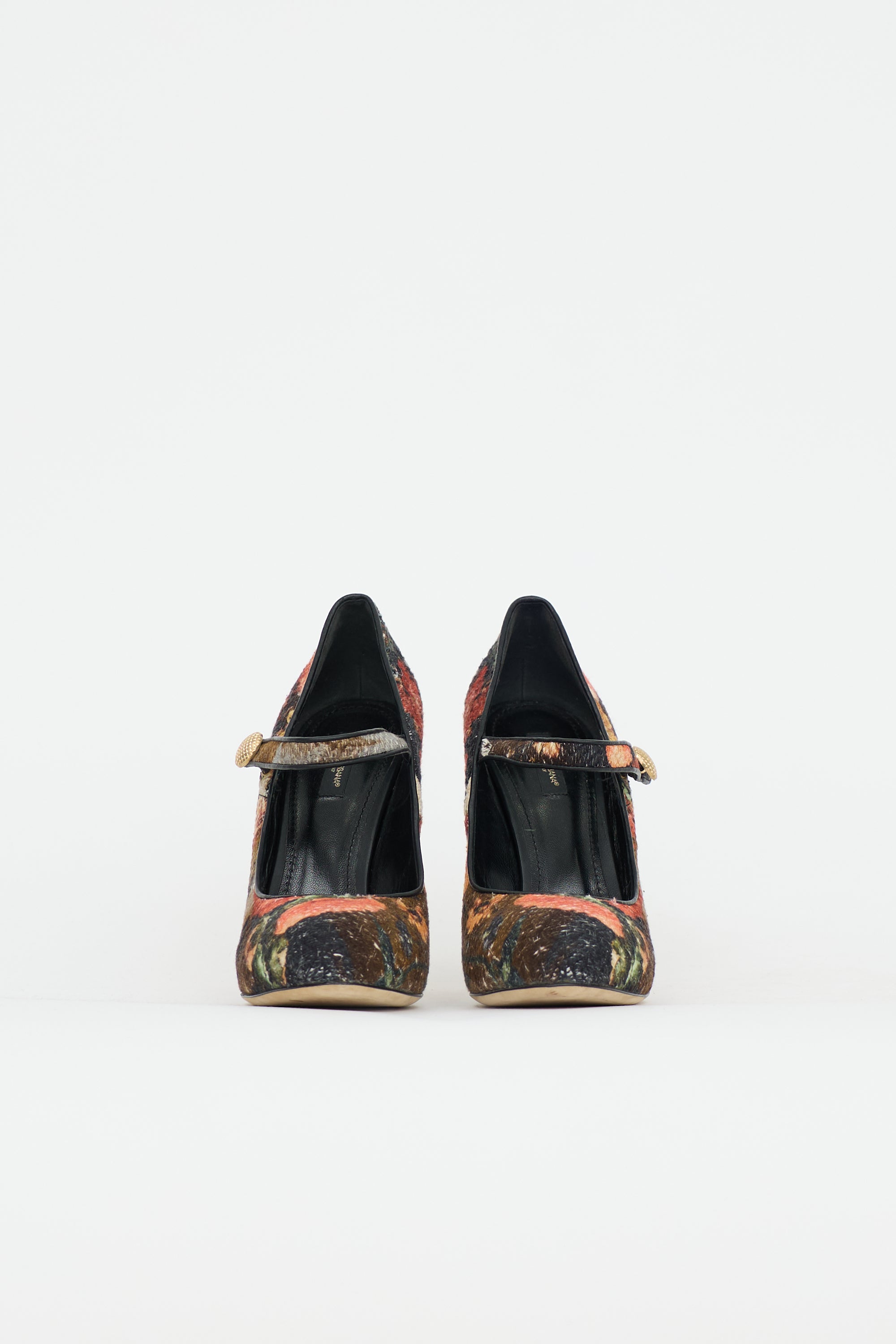 Dolce & Gabbana Floral Mary Jane Heel