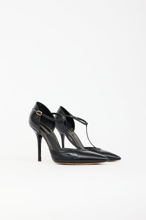 Dolce & Gabbana Leather Pointed Heel