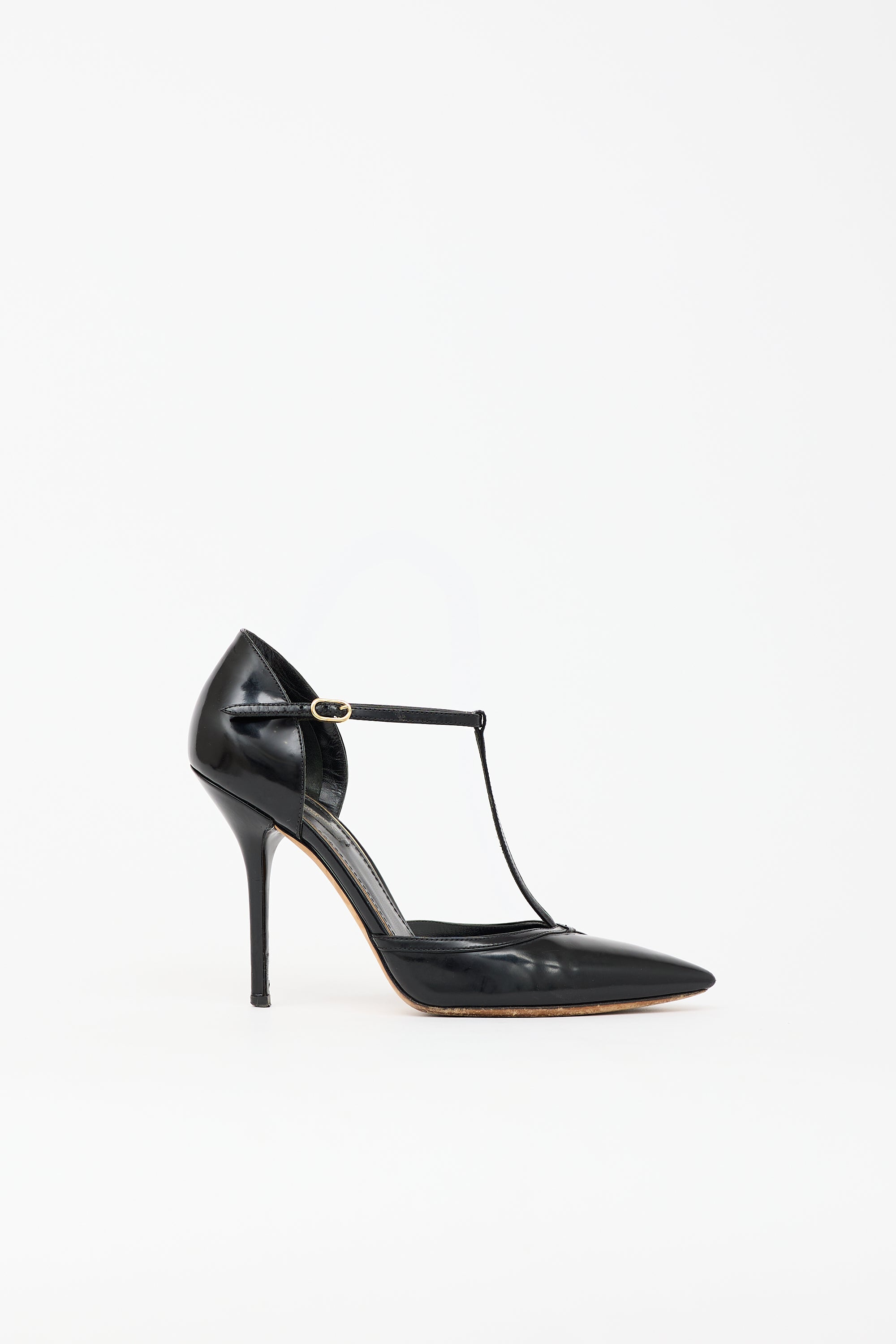 Dolce & Gabbana Leather Pointed Heel
