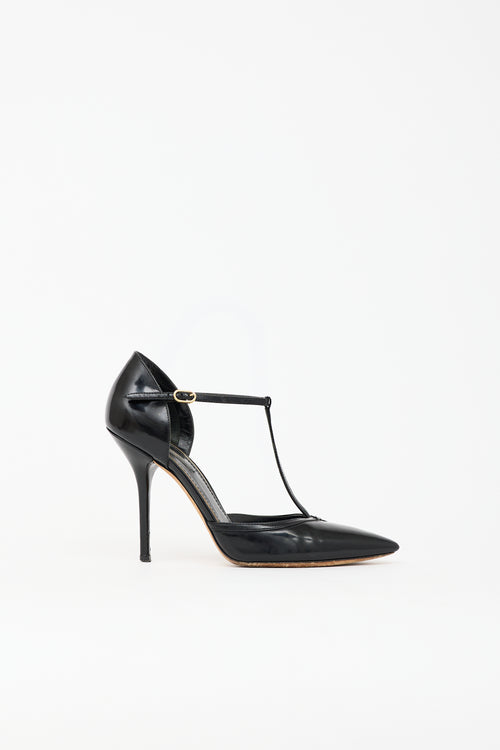 Dolce & Gabbana Leather Pointed Heel
