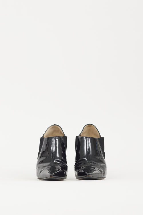 Dolce & Gabbana Black Patent Leather Ankle Boot