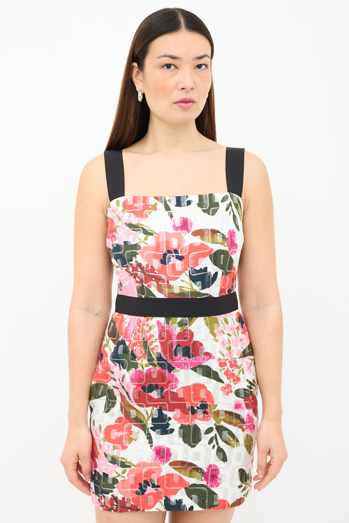 Dolce & Gabbana Floral Jacquard Dress