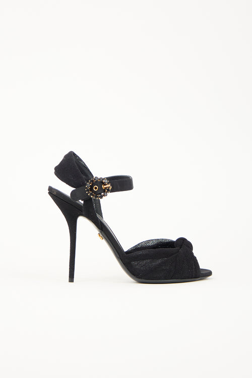 Dolce & Gabbana Knotted Mesh Heel