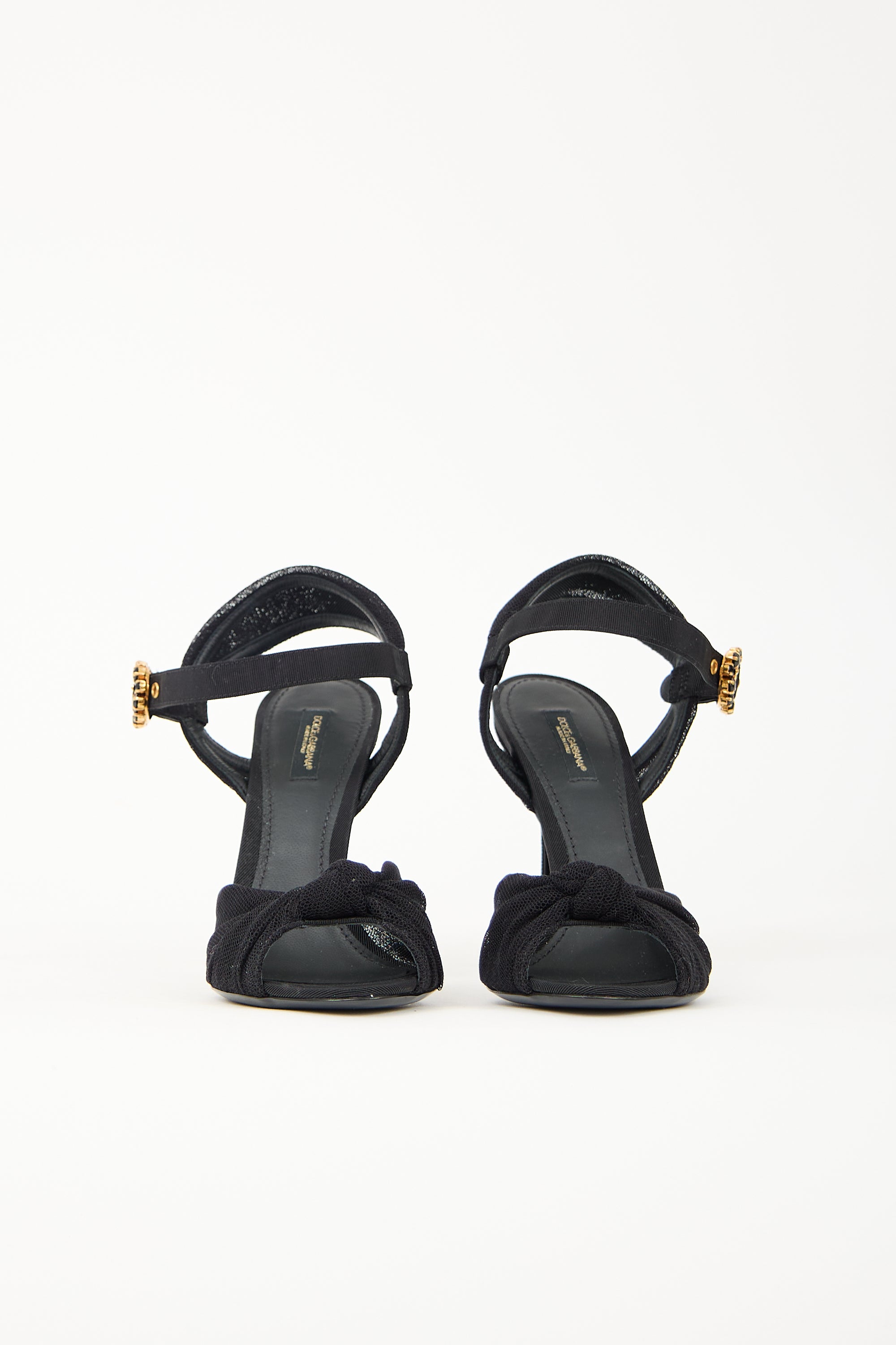 Dolce & Gabbana Knotted Mesh Heel