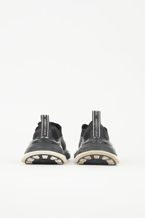 Dolce & Gabbana Knit Sorrento Logo Sneaker