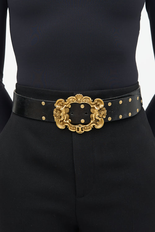 Dolce & Gabbana FW 2006 Leather Baroque Belt