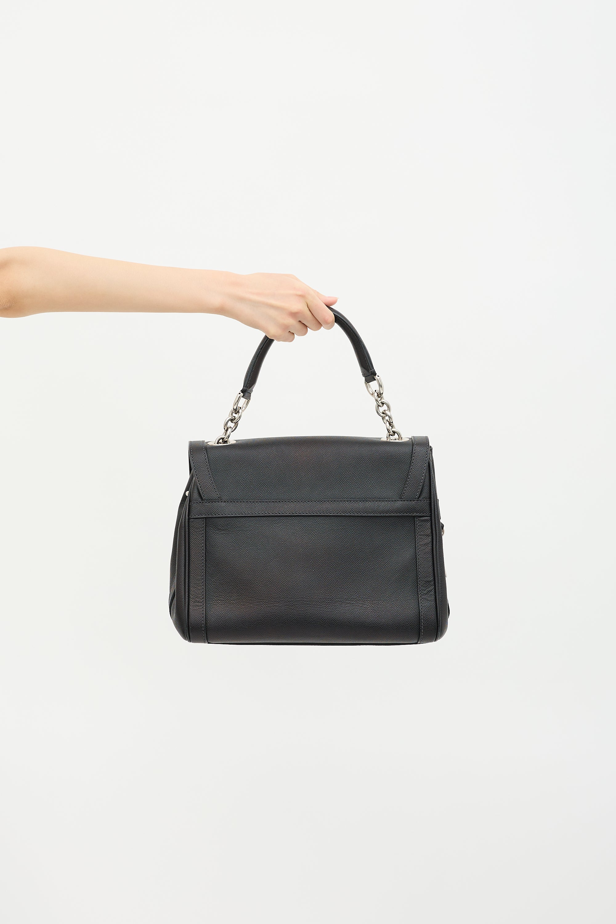 Dolce & Gabbana Leather Padlock Bag