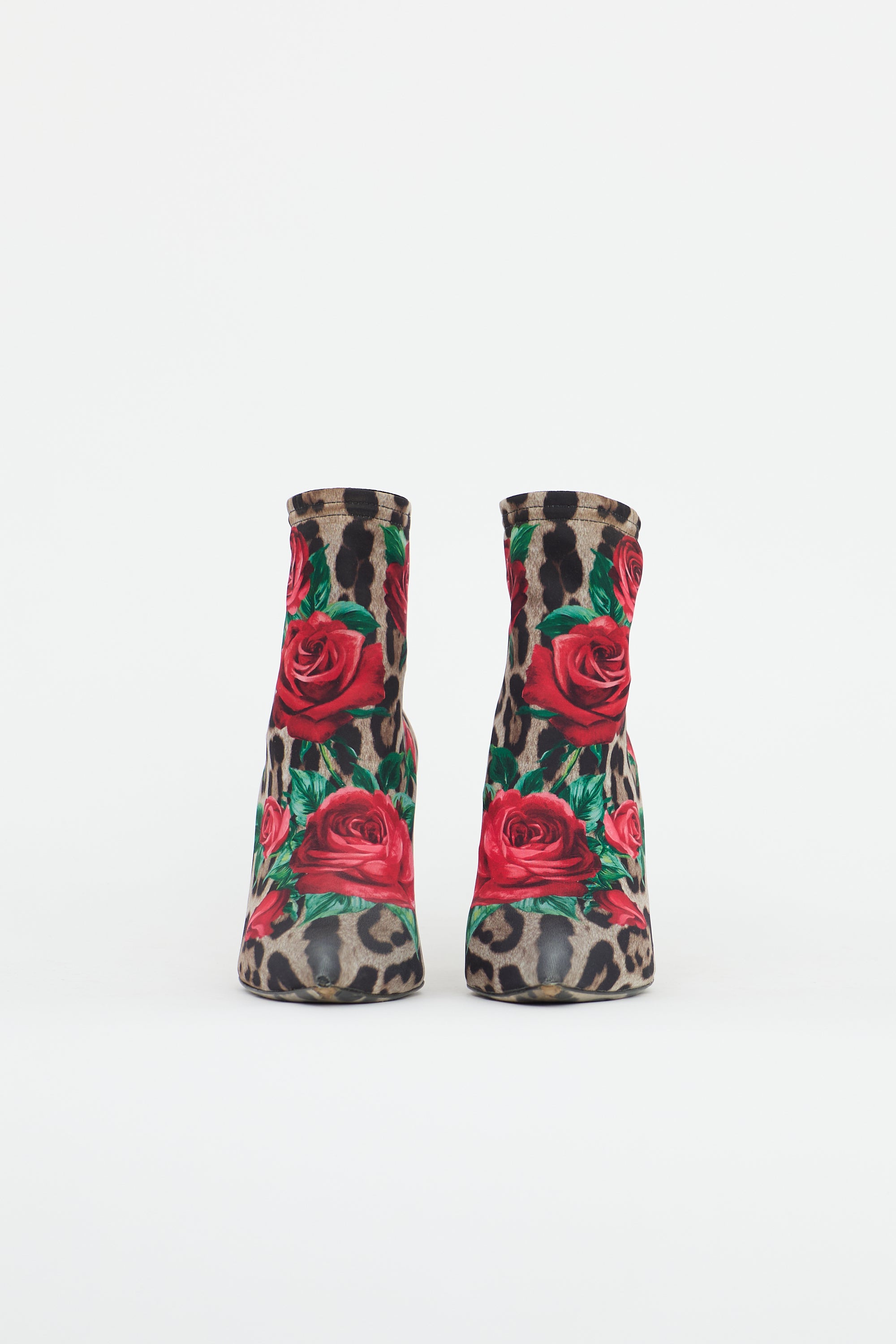 Dolce & Gabbana Printed Stretch Sock Boot