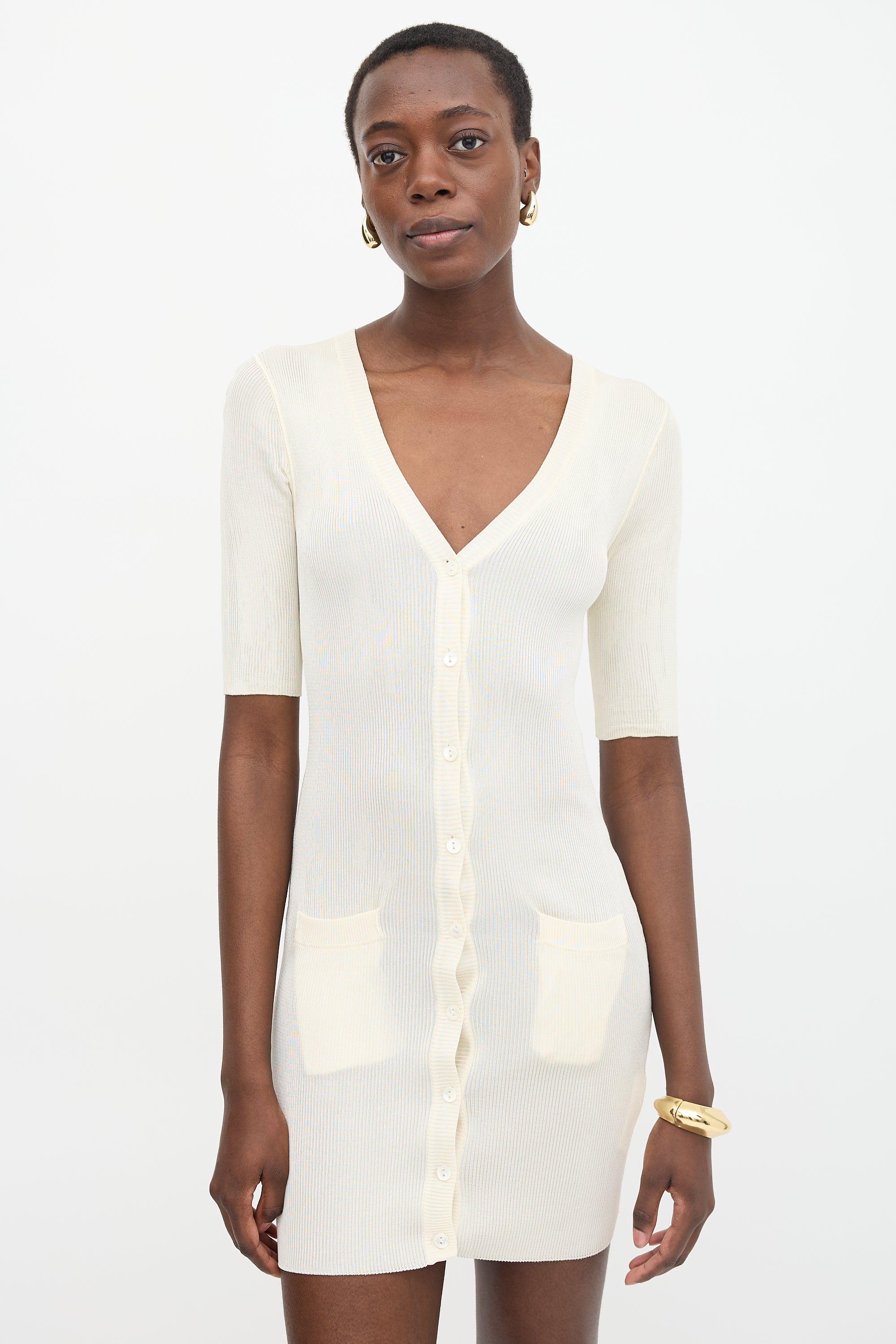 Dolce & Gabbana Ribbed Knit Dress