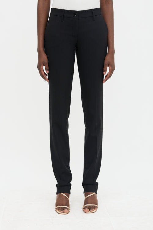 Dolce & Gabbana Silk Peak Lapel Suit