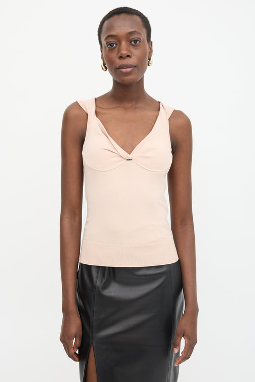Dolce & Gabbana Twisted Knit Vest