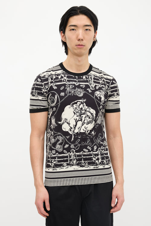 Dolce & Gabbana Western Graphic T-Shirt