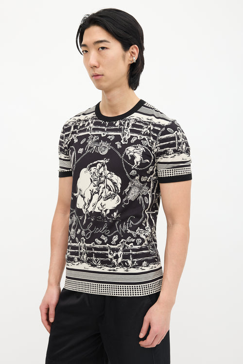Dolce & Gabbana Western Graphic T-Shirt