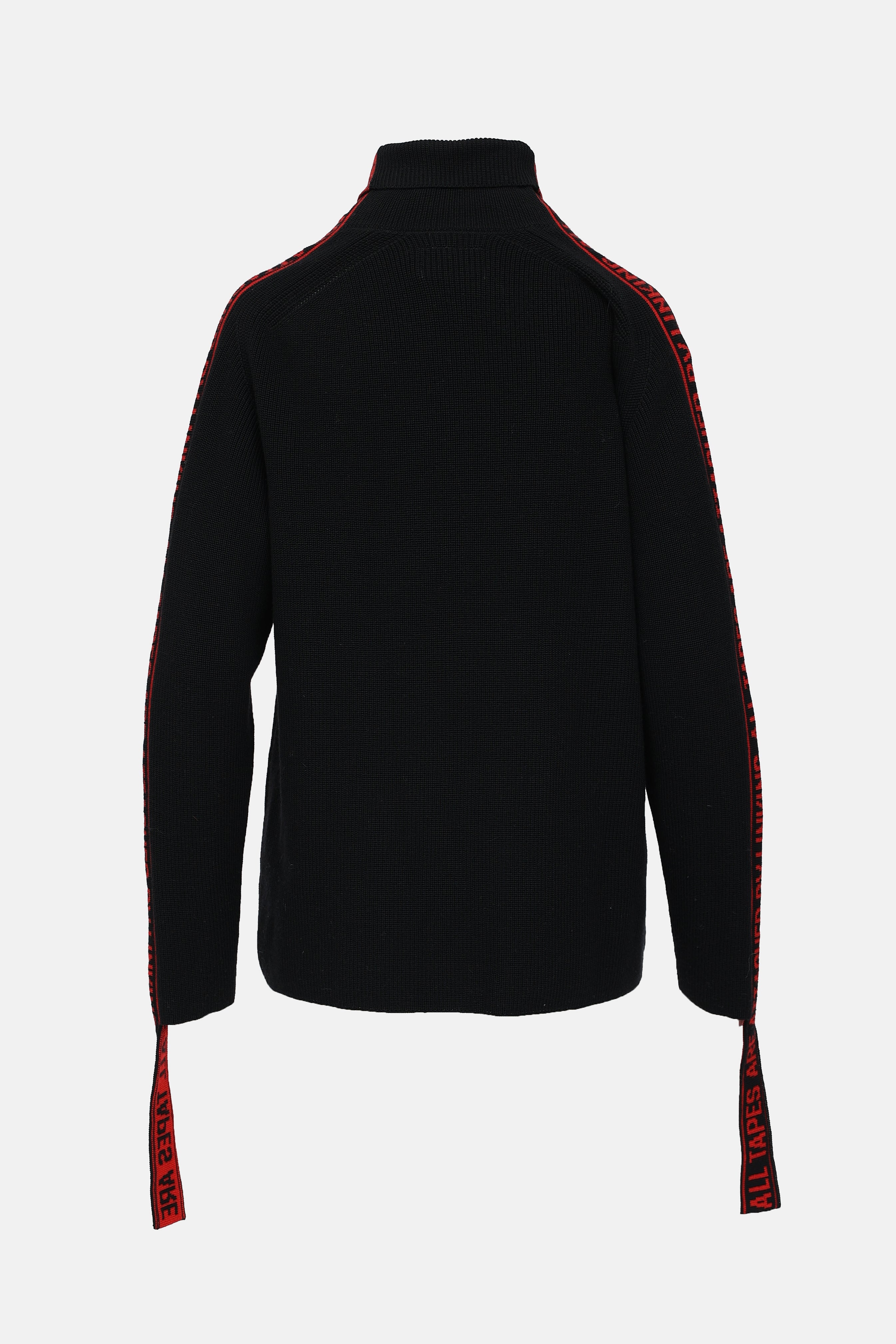 Doublet Wool Tape Knit Sweater