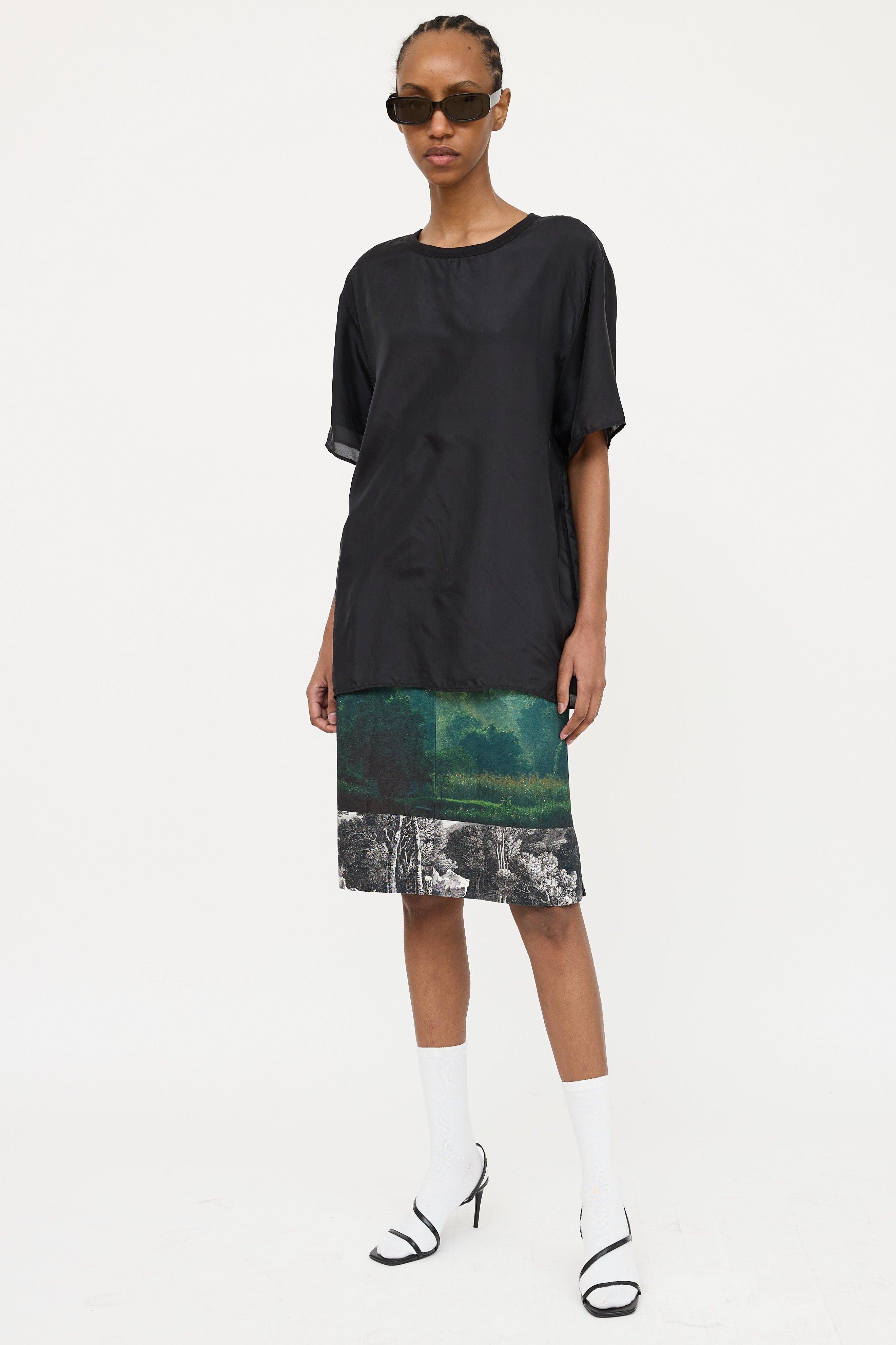 Dries Van Noten Sheer Layered Top