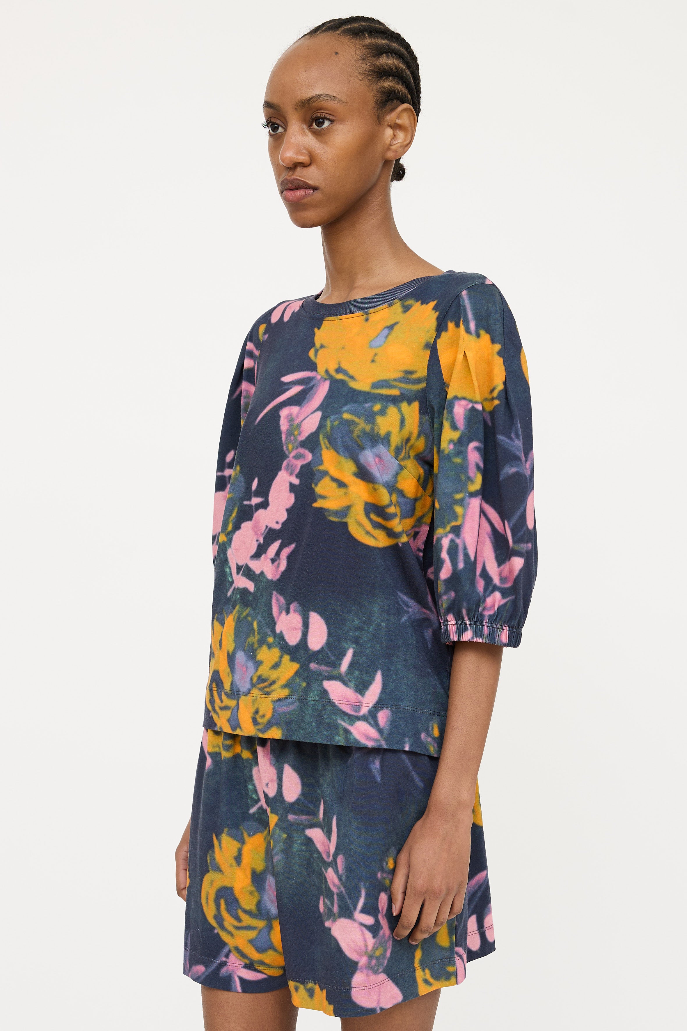 Dries Van Noten Floral Pattern Co-ord Set
