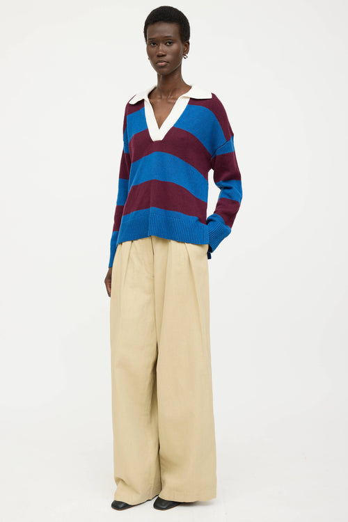 Dries Van Noten Pleated Wide Leg Trouser