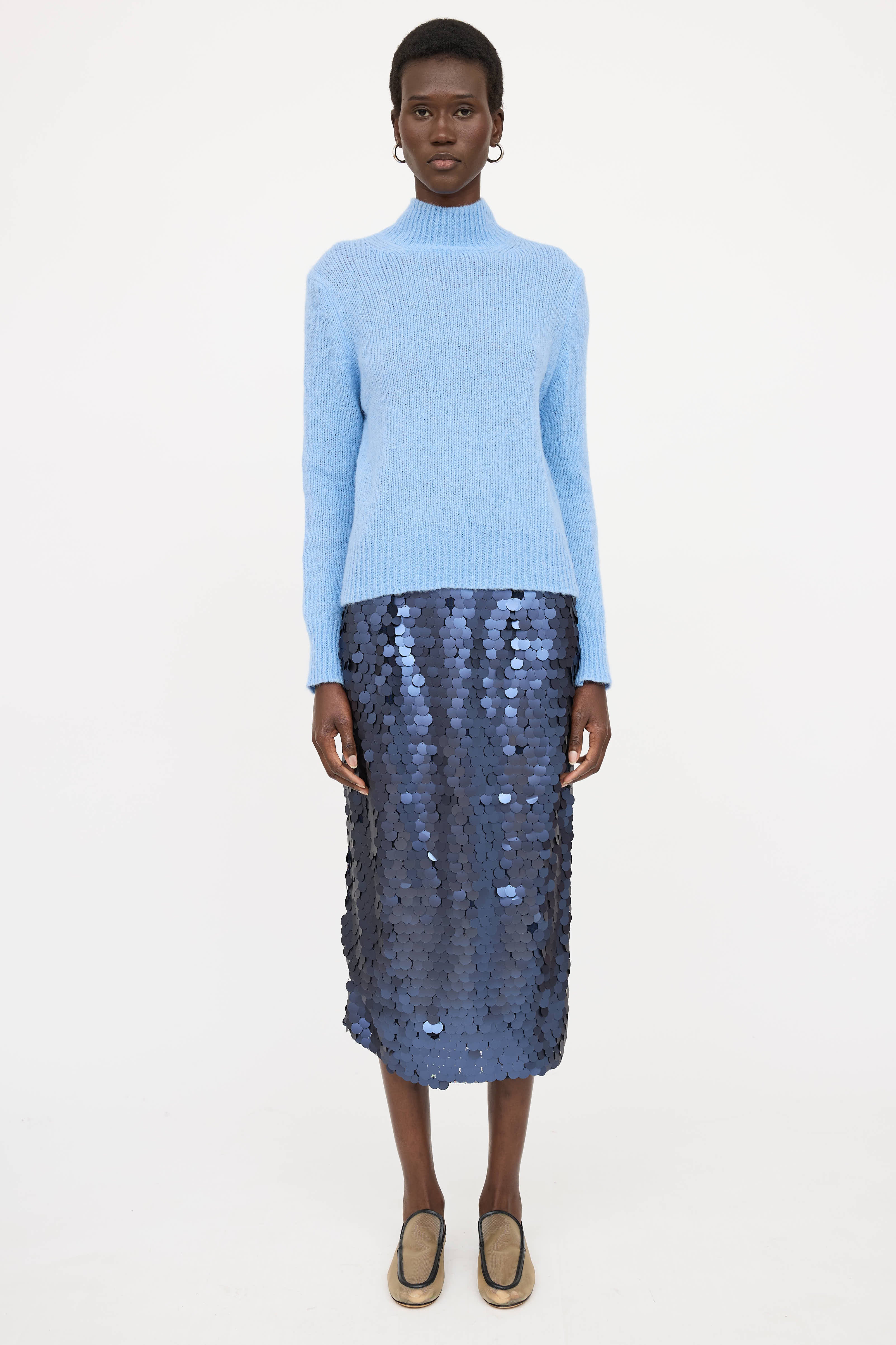 Dries Van NotenMock Neck Sweater