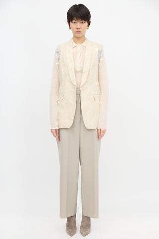 Dries Van Noten Botanical Jacquard Vest
