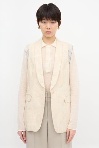 Dries Van Noten Botanical Jacquard Vest