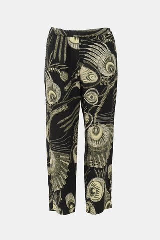 Dries Van Noten Crepe Printed Pant