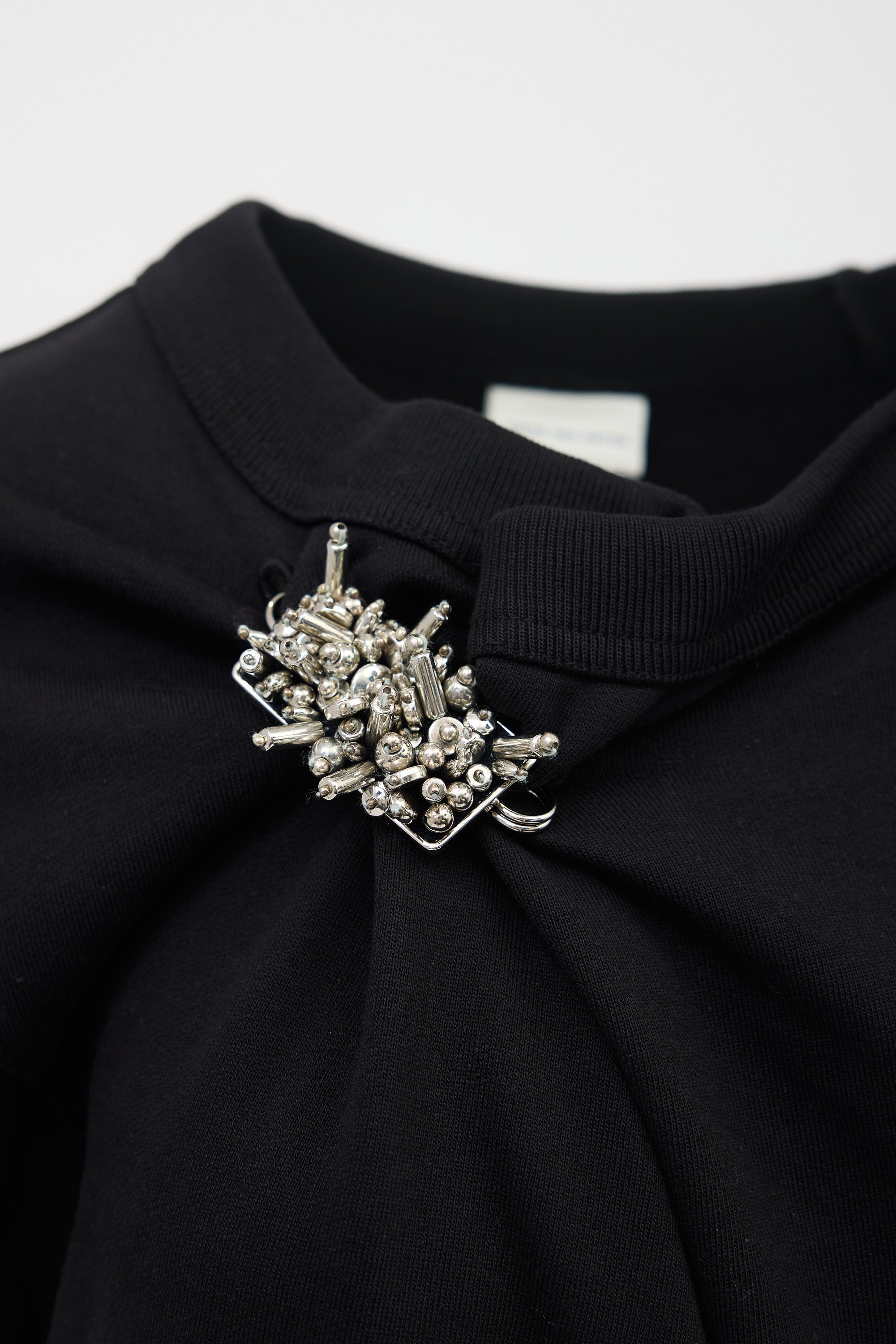 Dries Van Noten Draped Brooch Sweatshirt