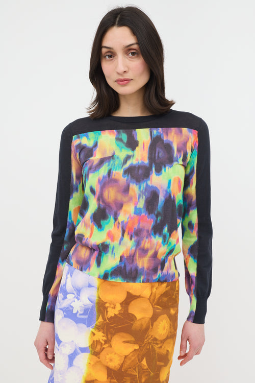 Dries Van Noten Dyed Round Neck Sweater