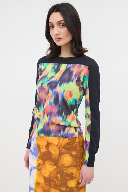 Dries Van Noten Dyed Round Neck Sweater