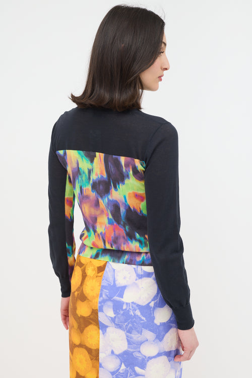 Dries Van Noten Dyed Round Neck Sweater