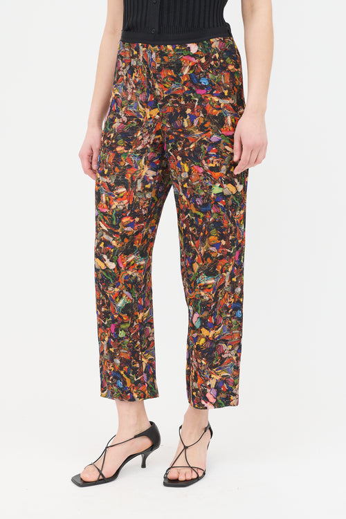 Dries Van Noten FW 2008 Silk Printed Trouser