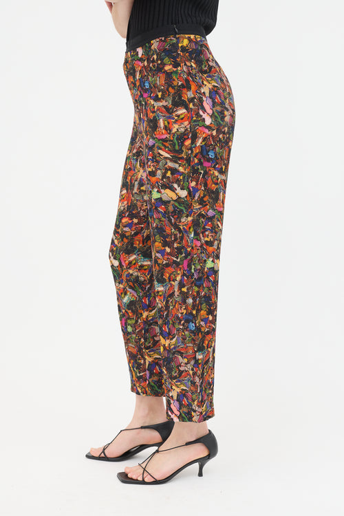 Dries Van Noten FW 2008 Silk Printed Trouser