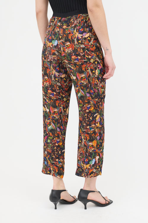 Dries Van Noten FW 2008 Silk Printed Trouser