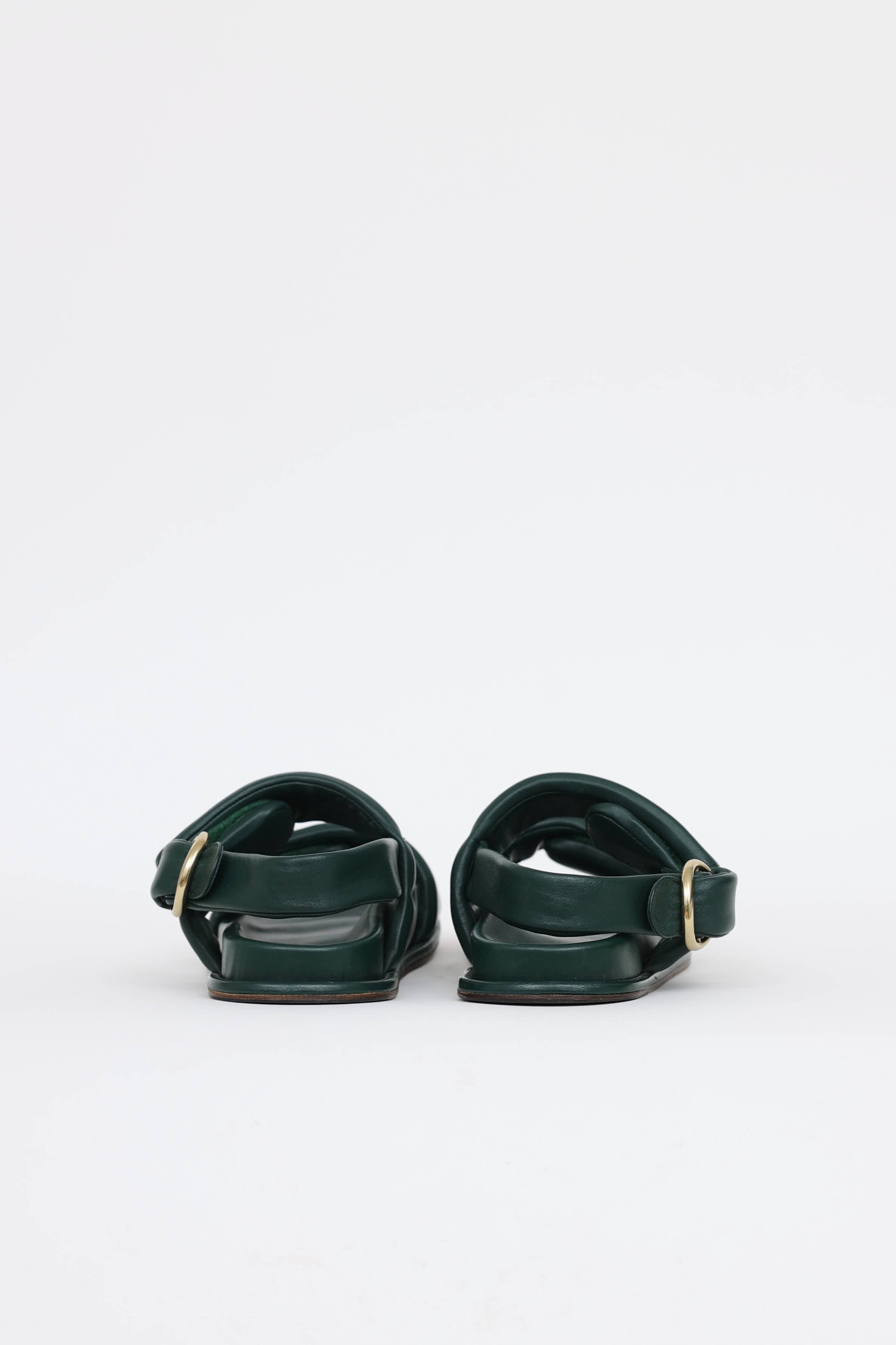 Dries Van Noten Puffy Leather Sandal